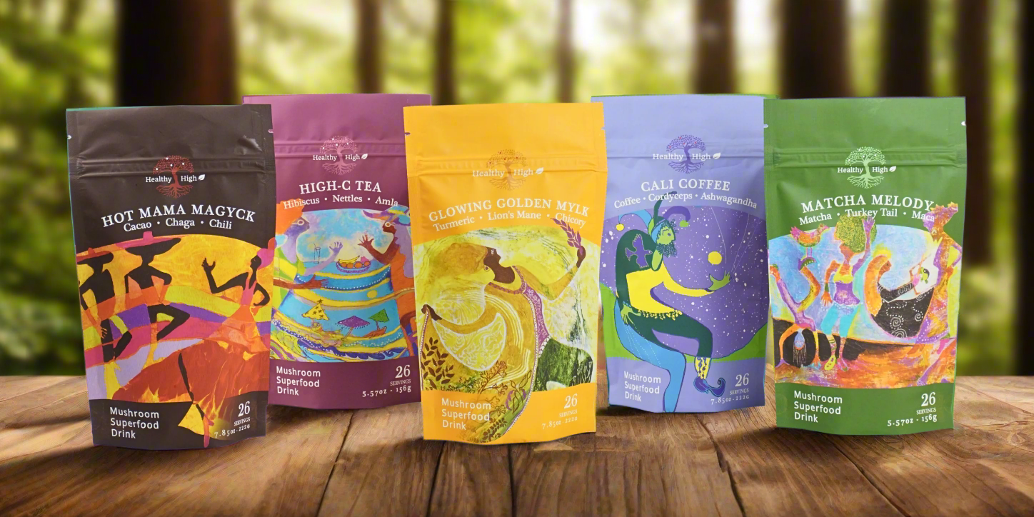 Healthy High mushroom superfood drinks